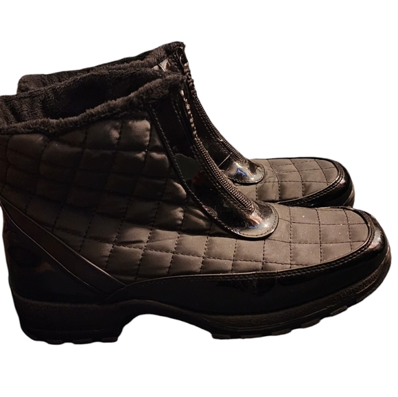 Tote Women's Black Slope Waterproof Rain or Snow Boots - Sz. 10W - Picture 6 of 8